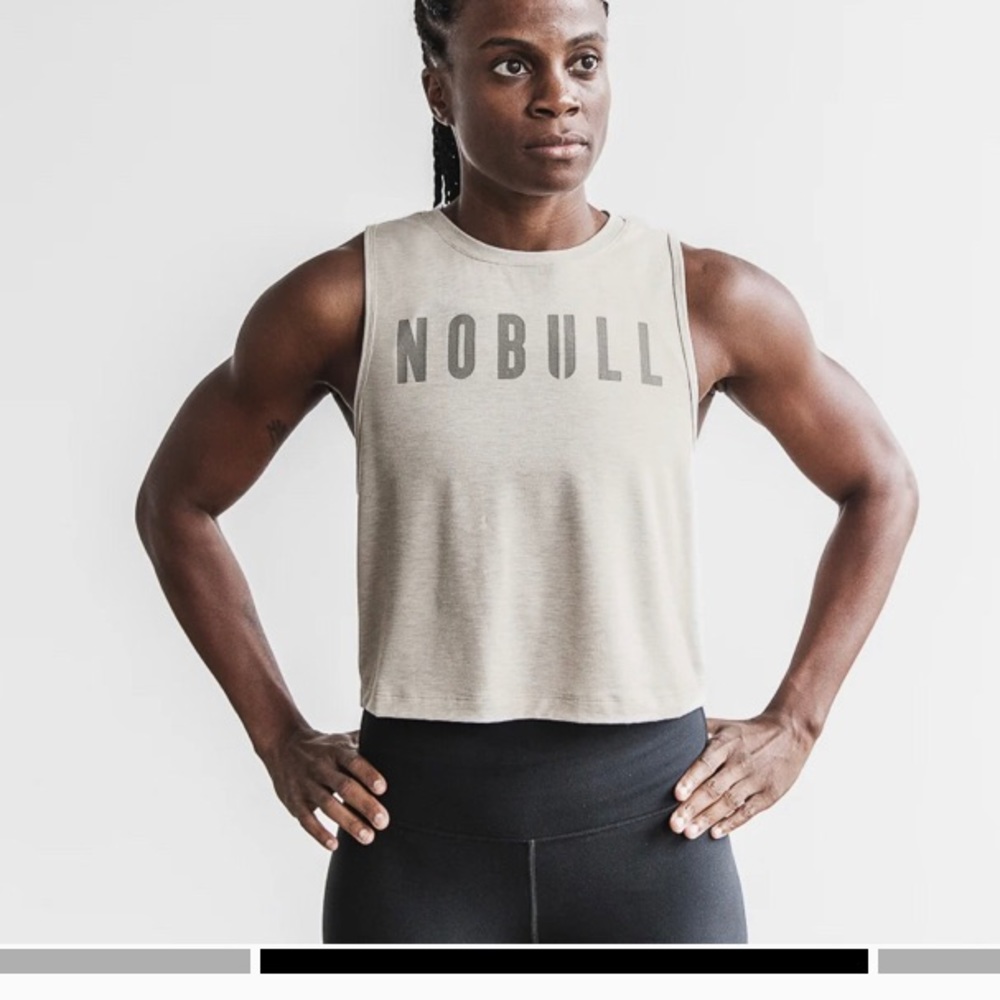 No Bull Muscle Tank Crop Size: Medium